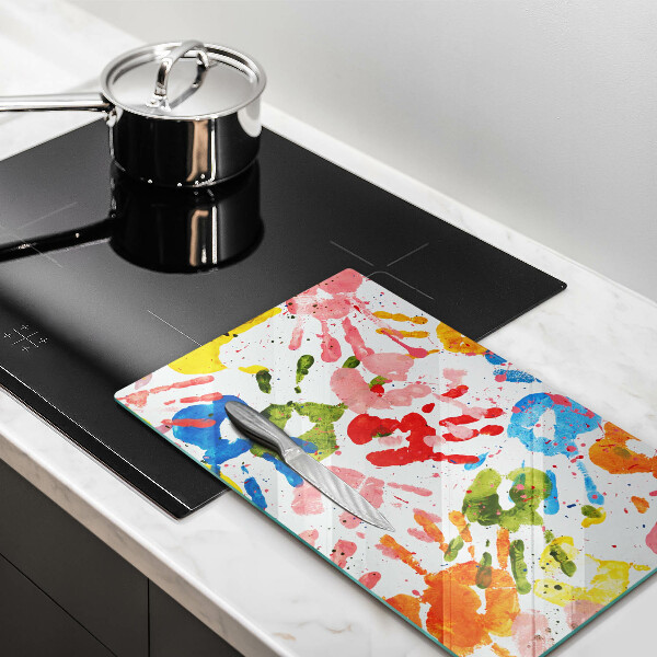 Kryt na varnou desku Stopy dětských rukou