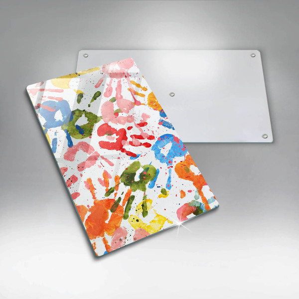 Kryt na varnou desku Stopy dětských rukou