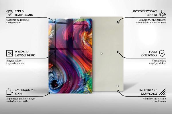 Kryt na varnou desku Barevné melíry