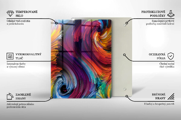 Kryt na varnou desku Barevné melíry