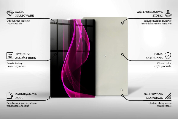 Kryt na varnou desku Růžová abstrakce