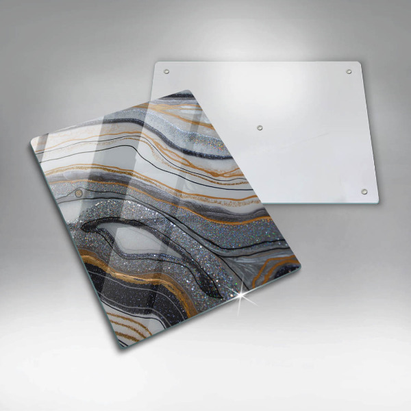 Kryt na varnou desku Skála se zlatem