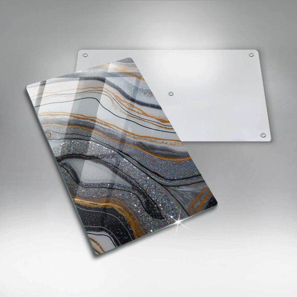 Kryt na varnou desku Skála se zlatem