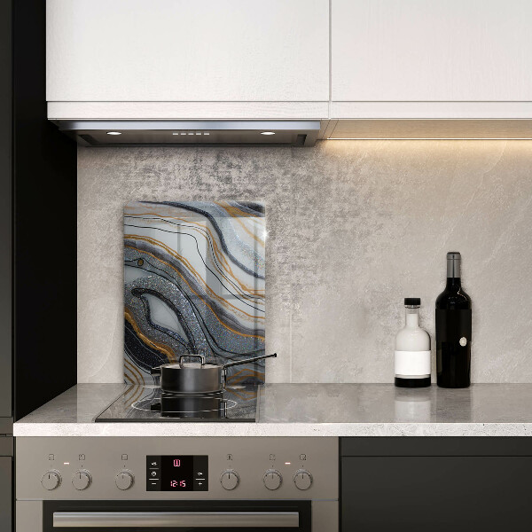 Kryt na varnou desku Skála se zlatem