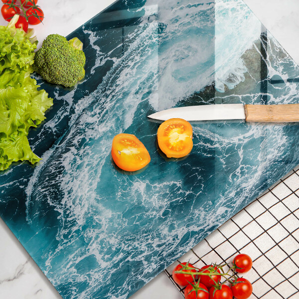 Kryt na varnou desku Pěnivé vlny vody