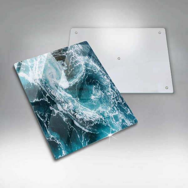 Kryt na varnou desku Pěnivé vlny vody
