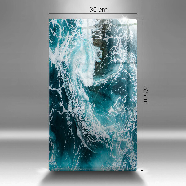 Kryt na varnou desku Pěnivé vlny vody