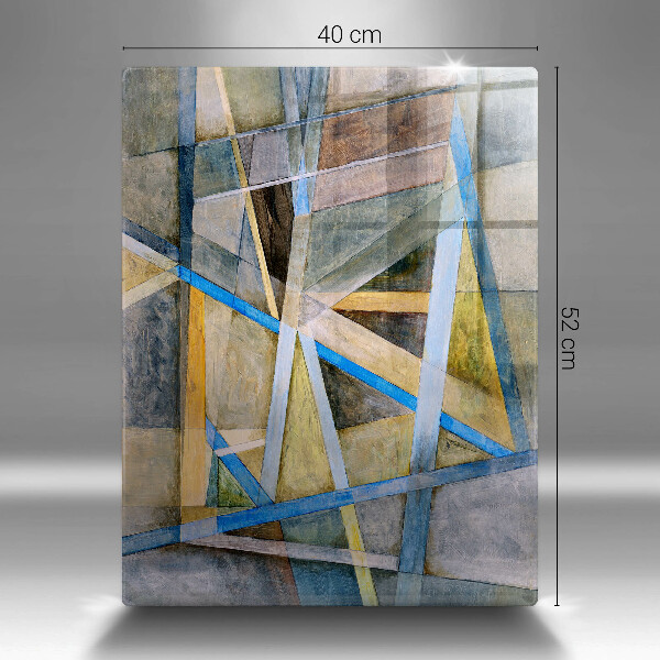 Sklo za sporák Malované čáry abstrakce