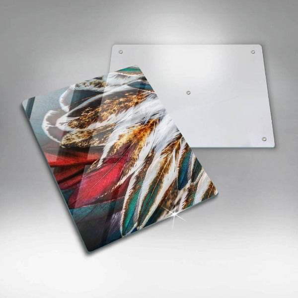 Kryt na varnou desku Boho ptačí peří