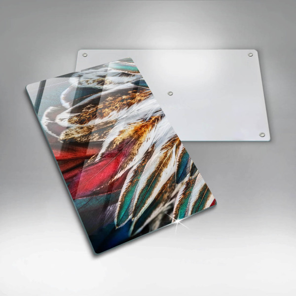 Kryt na varnou desku Boho ptačí peří