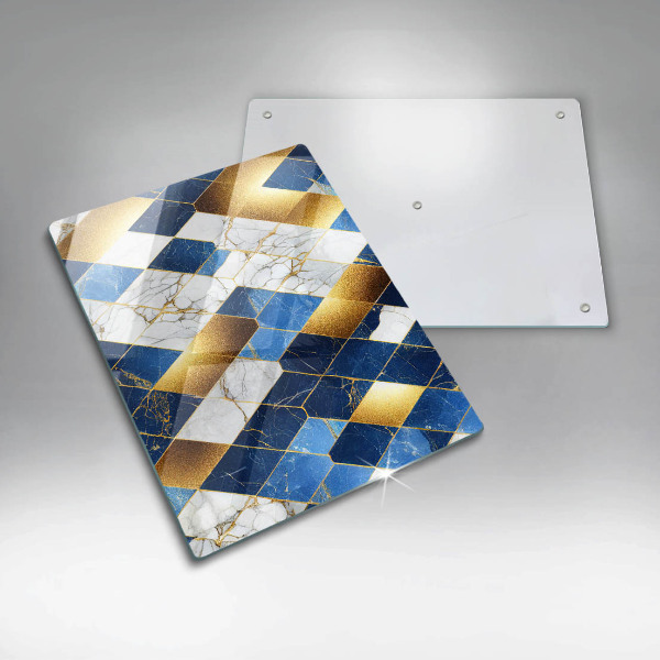 Kryt na varnou desku Zlaté mramorové kosočtverce