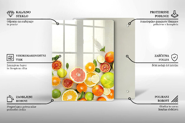 Kryt na varnou desku Citrusové plody