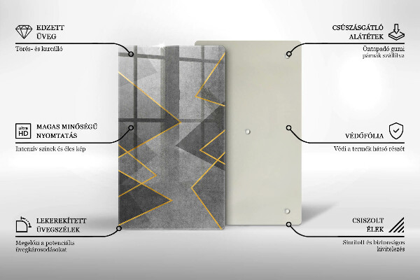 Kryt na varnou desku Ostré tvary