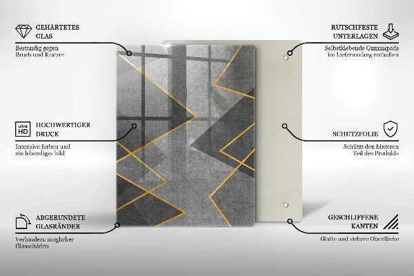 Kryt na varnou desku Ostré tvary