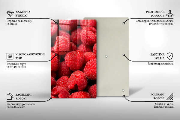 Kryt na varnou desku Malinové ovoce