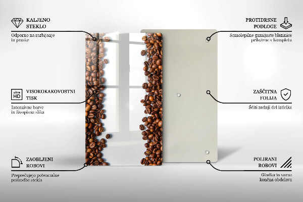 Kryt na varnou desku Kávová zrna