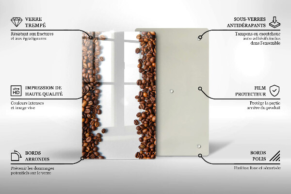 Kryt na varnou desku Kávová zrna