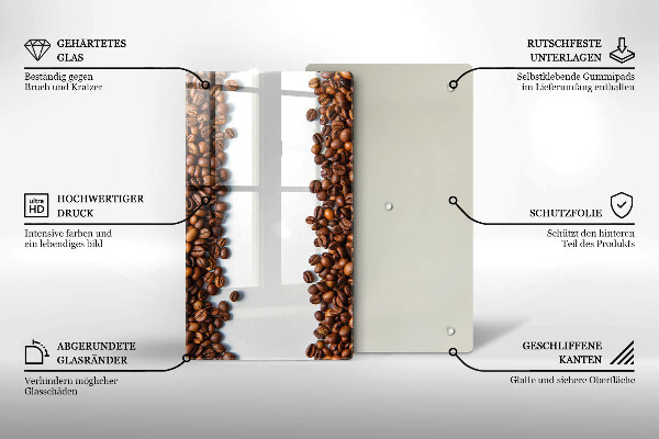 Kryt na varnou desku Kávová zrna