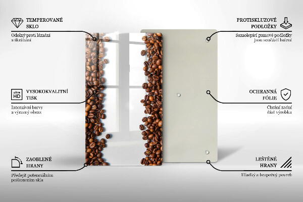 Kryt na varnou desku Kávová zrna