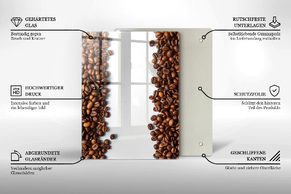 Kryt na varnou desku Kávová zrna