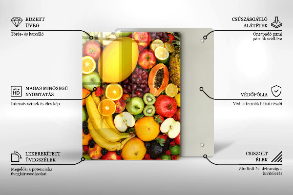 Kryt na varnou desku Sbírka ovoce