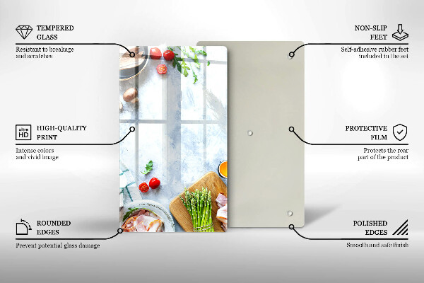 Kryt na varnou desku Ingredience v kuchyni