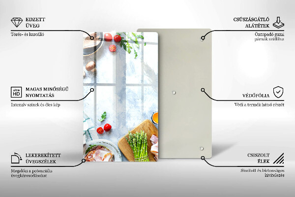 Kryt na varnou desku Ingredience v kuchyni