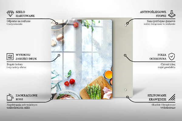 Kryt na varnou desku Ingredience v kuchyni
