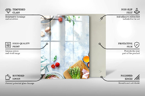 Kryt na varnou desku Ingredience v kuchyni