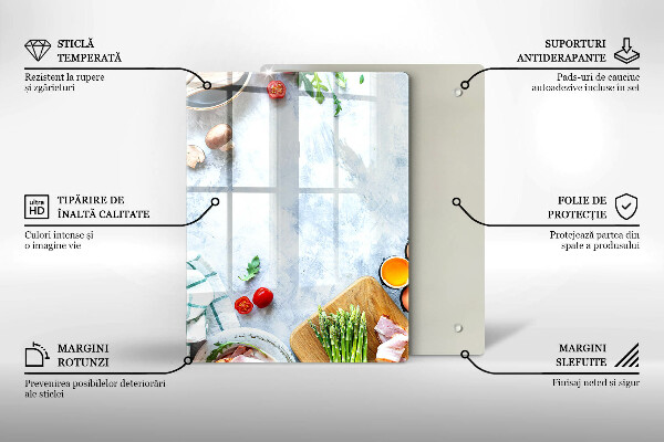 Kryt na varnou desku Ingredience v kuchyni