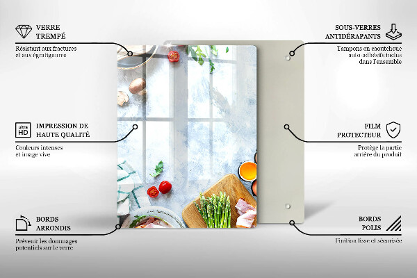 Kryt na varnou desku Ingredience v kuchyni