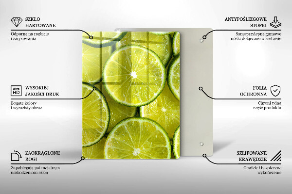 Kryt na varnou desku Plátky limetky