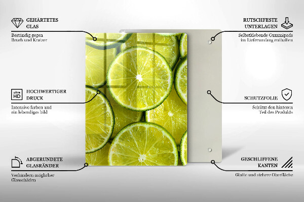 Kryt na varnou desku Plátky limetky