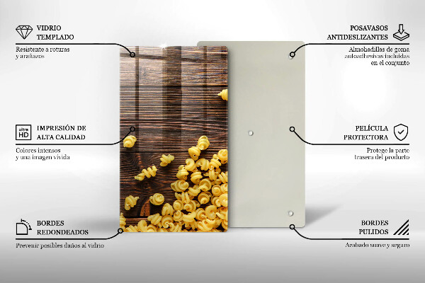 Kryt na varnou desku Těstoviny na stole