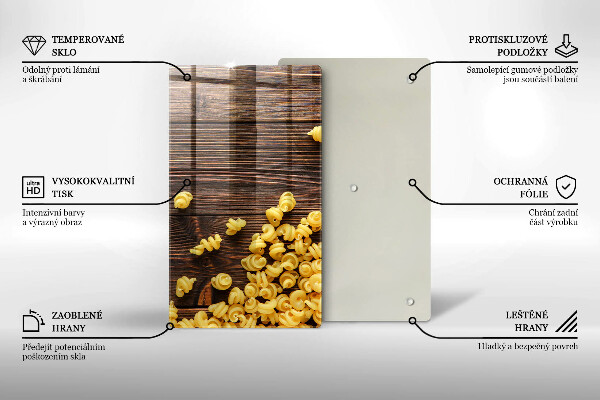 Kryt na varnou desku Těstoviny na stole