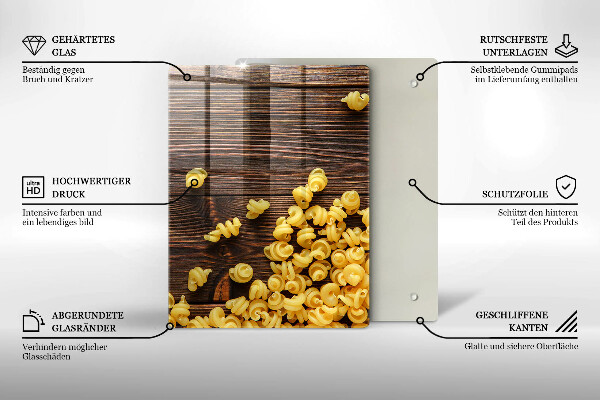 Kryt na varnou desku Těstoviny na stole