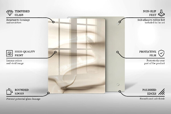 Kryt na varnou desku Smetanová zmrzlina