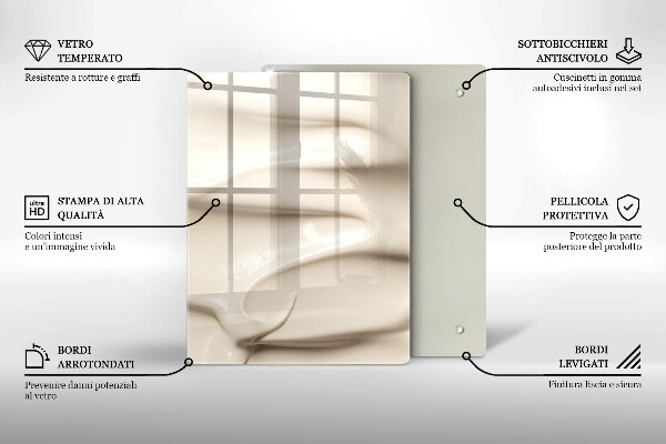 Kryt na varnou desku Smetanová zmrzlina