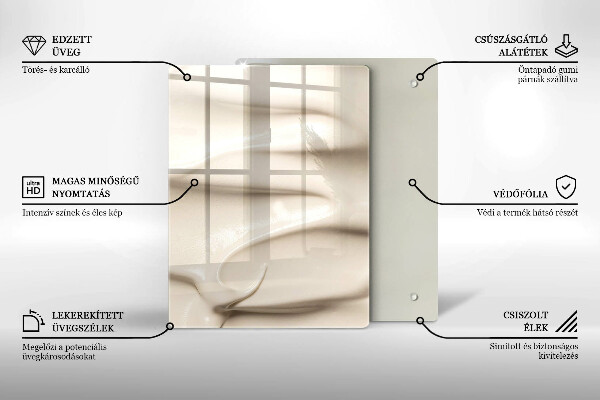 Kryt na varnou desku Smetanová zmrzlina