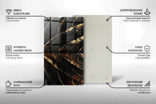 Kryt na varnou desku Zlatý list