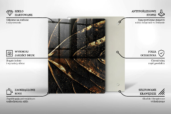 Kryt na varnou desku Zlatý list