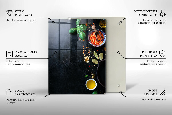 Kryt na varnou desku Misky koření