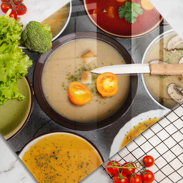 Kryt na varnou desku Barevné polévky