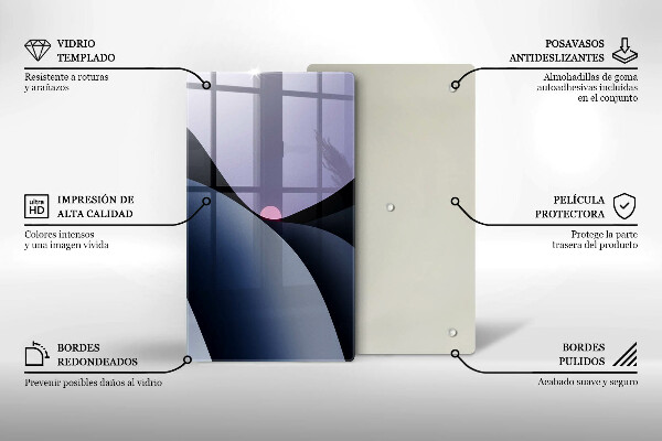 Sklo za sporák Abstraktní tvary