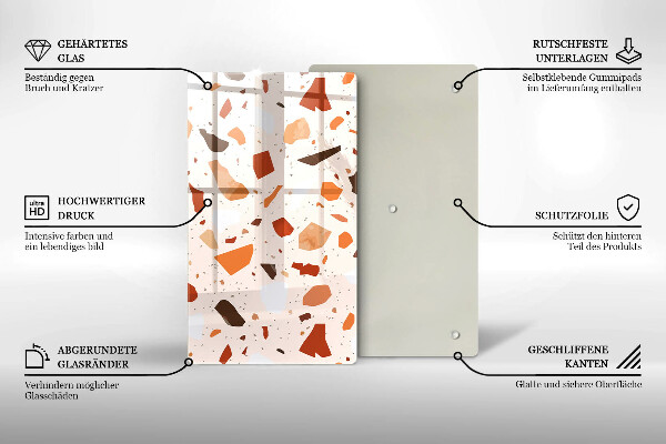 Kryt na varnou desku Dekorativní kamenina