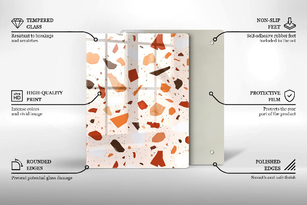 Kryt na varnou desku Dekorativní kamenina