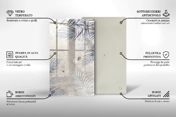 Kryt na varnou desku Subtilní listy