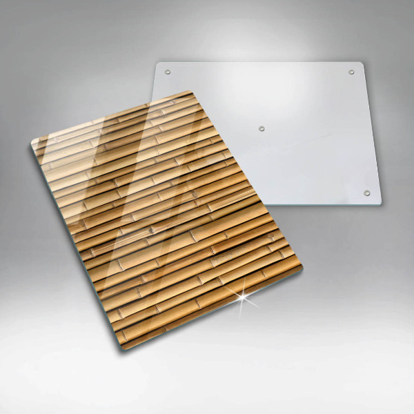 Sklo za sporák Přírodní boho bambus