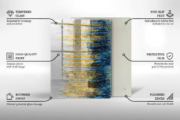 Kryt na varnou desku Designérská abstrakce