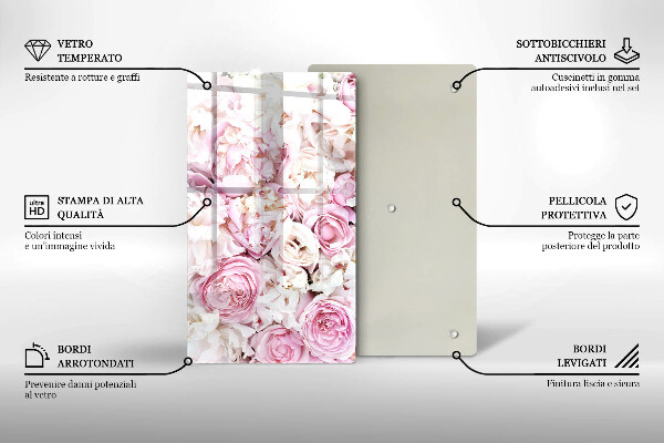 Kryt na varnou desku Pivoňková kytice